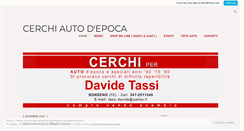 Desktop Screenshot of cerchiautodepoca.com