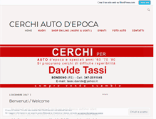 Tablet Screenshot of cerchiautodepoca.com